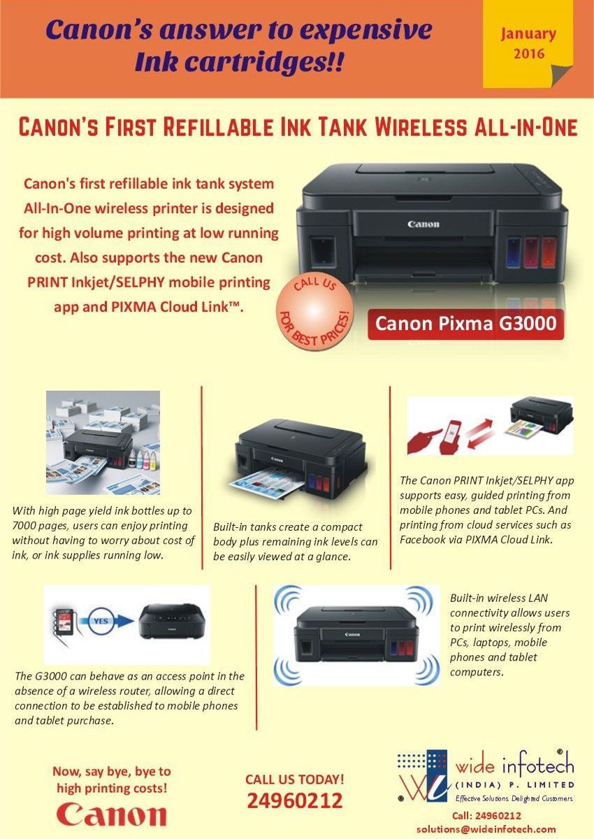 Canon Pixma G3000