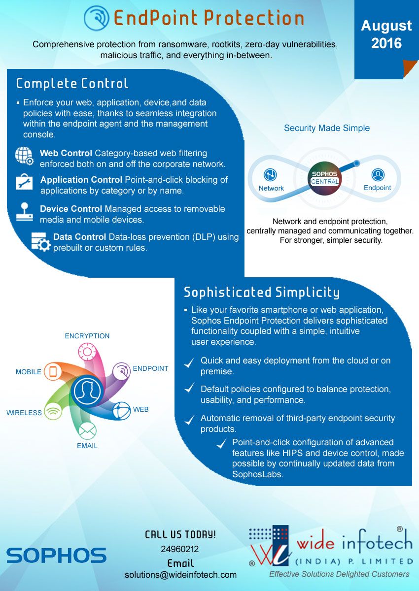 Sophisticated and Simple End Point Security Solution