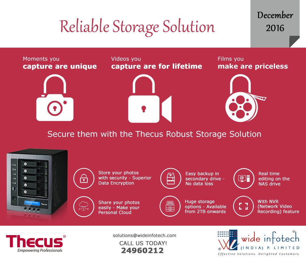 Robust and Reliable Storage Solution from Thecus