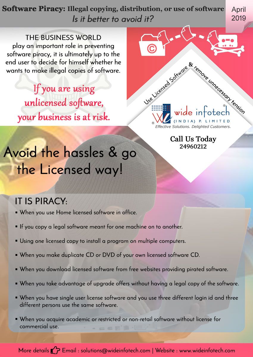 Go Legit .. buy licensed software
