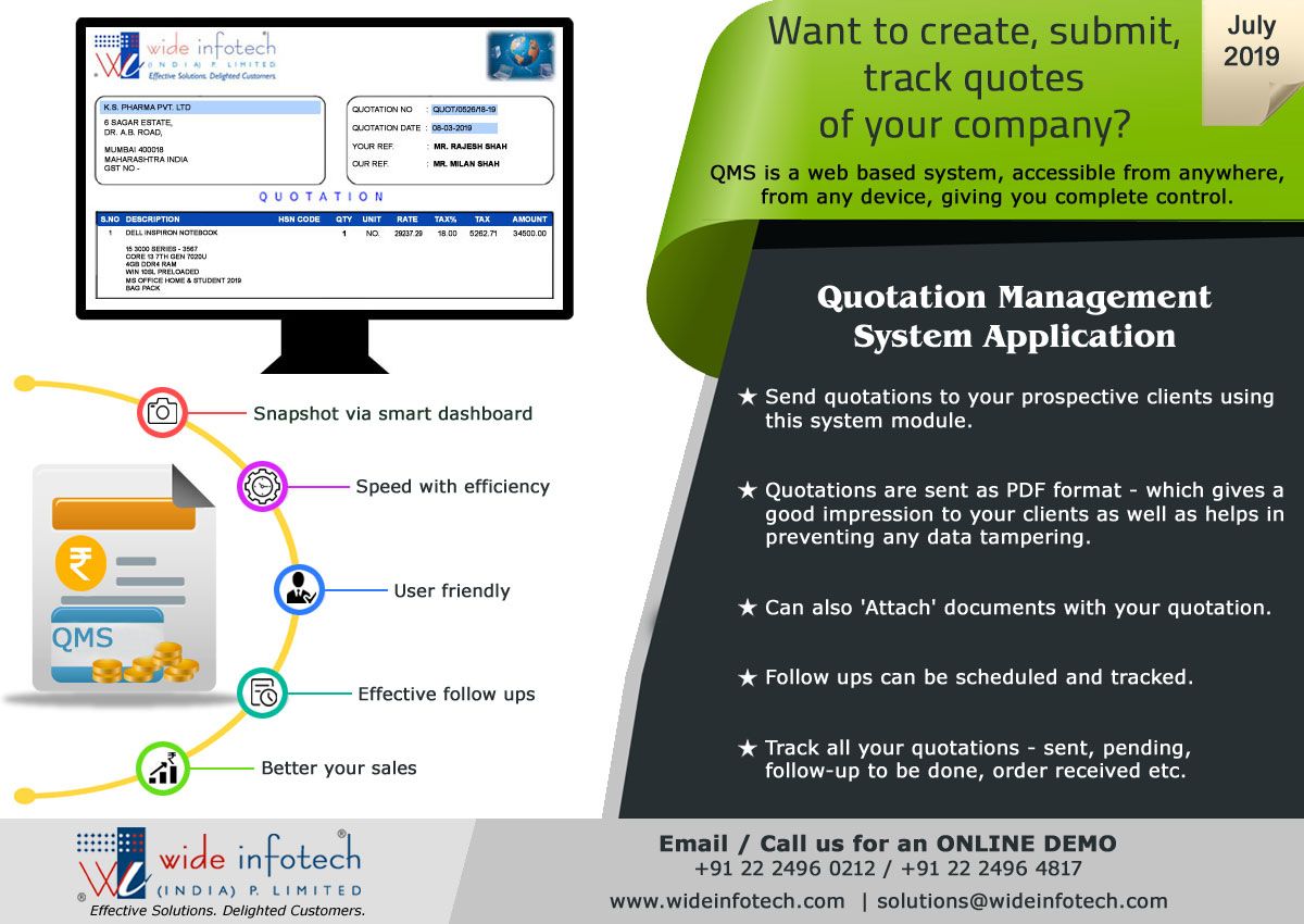 Quotation System to improve your Sales 