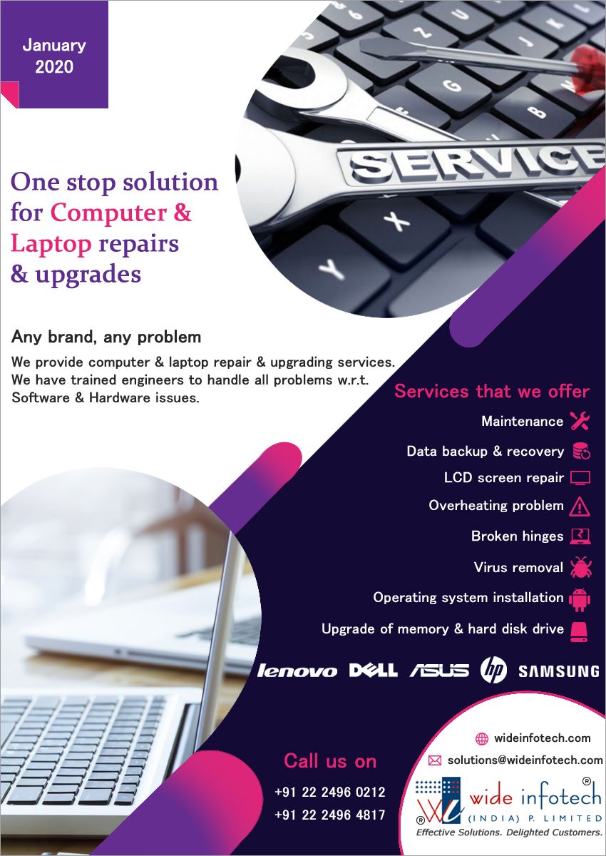Reliable Computer & Laptop repair services
