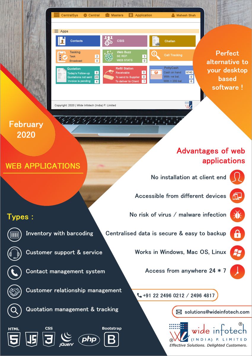 Perfect alternative to your desktop based software