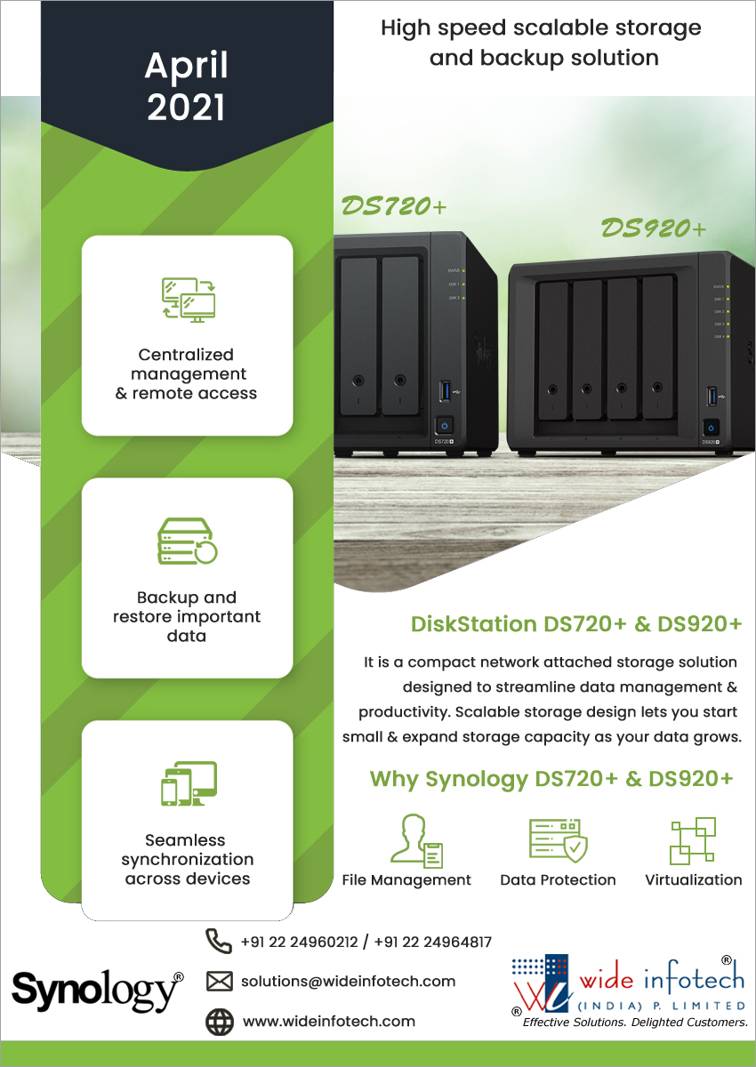 Scalable storage & backup solution