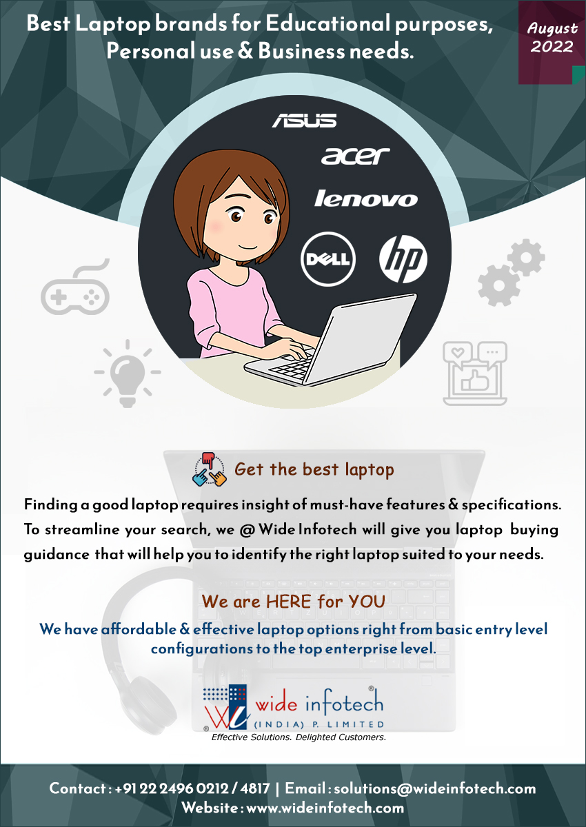Just the right laptop for your needs