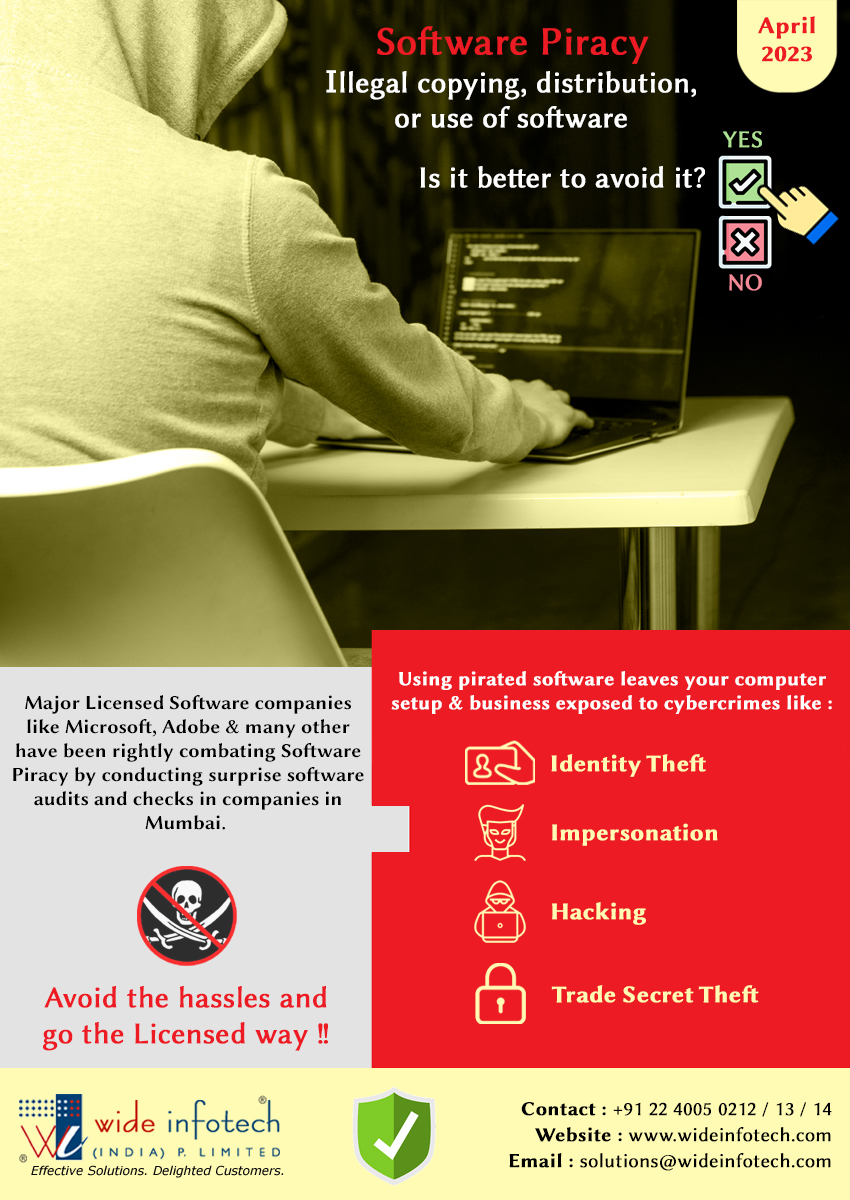 Licensed software is the way forward