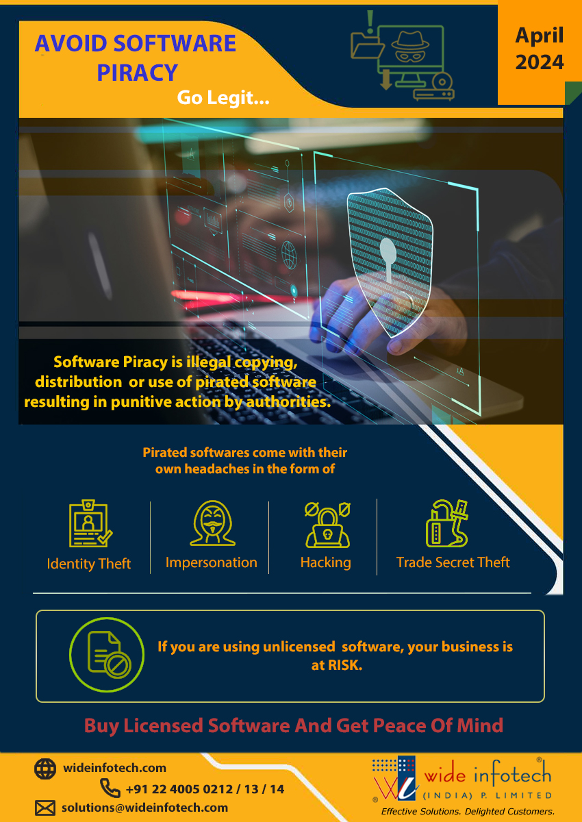 Buy licensed software Buy peace of mind