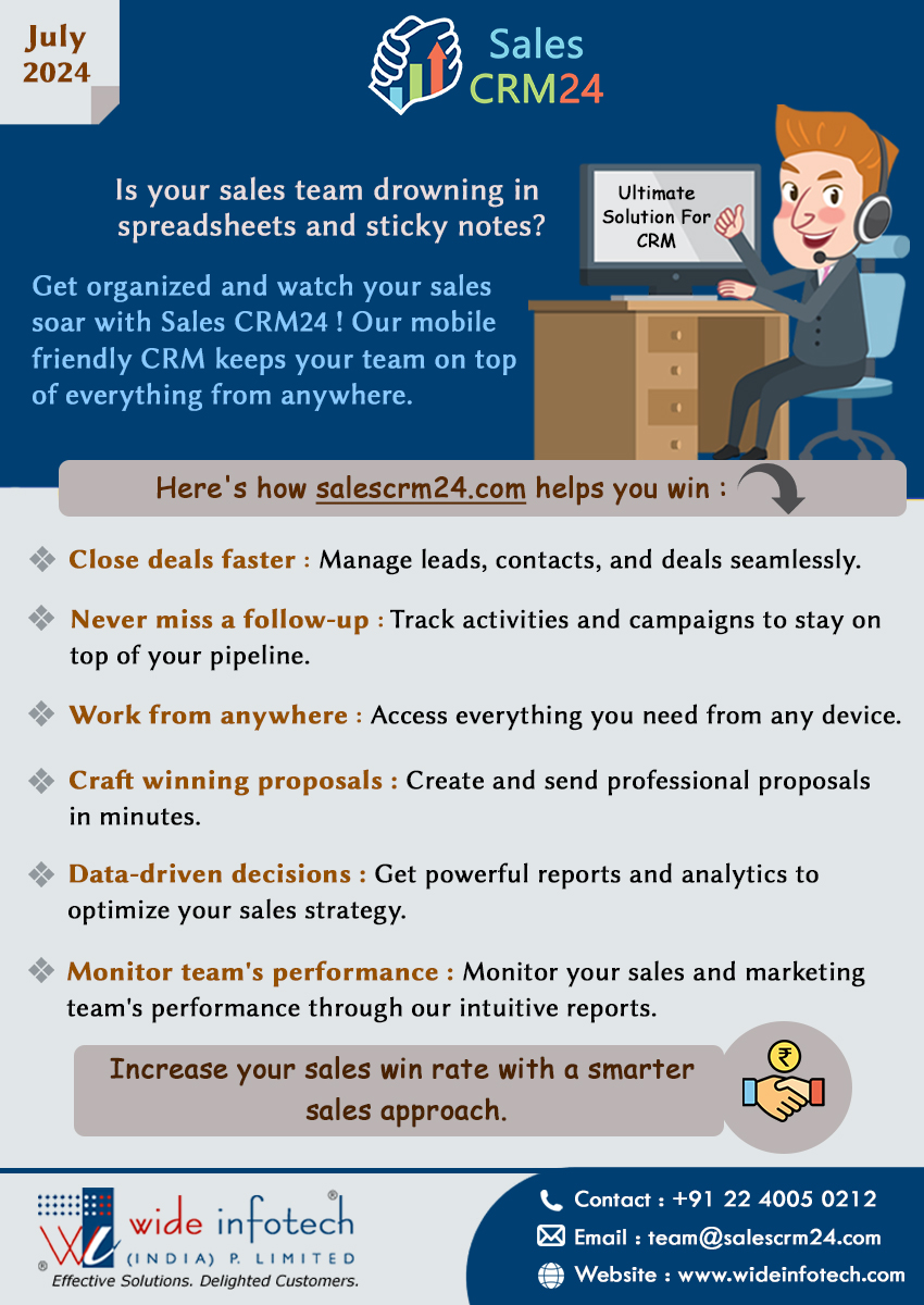 Get Organized & Close More Deals with SalesCRM24