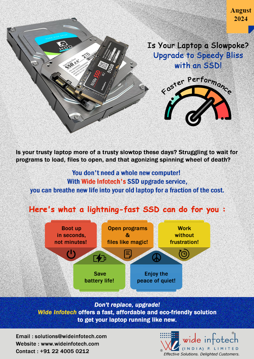 Upgrade your laptop Now, Thank yourself later