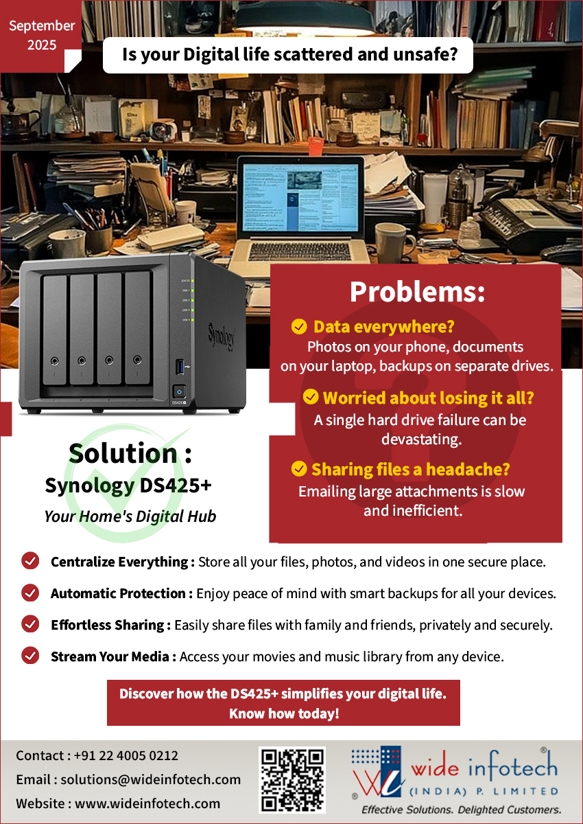 Don't lose your memories. Get a Home for your Data