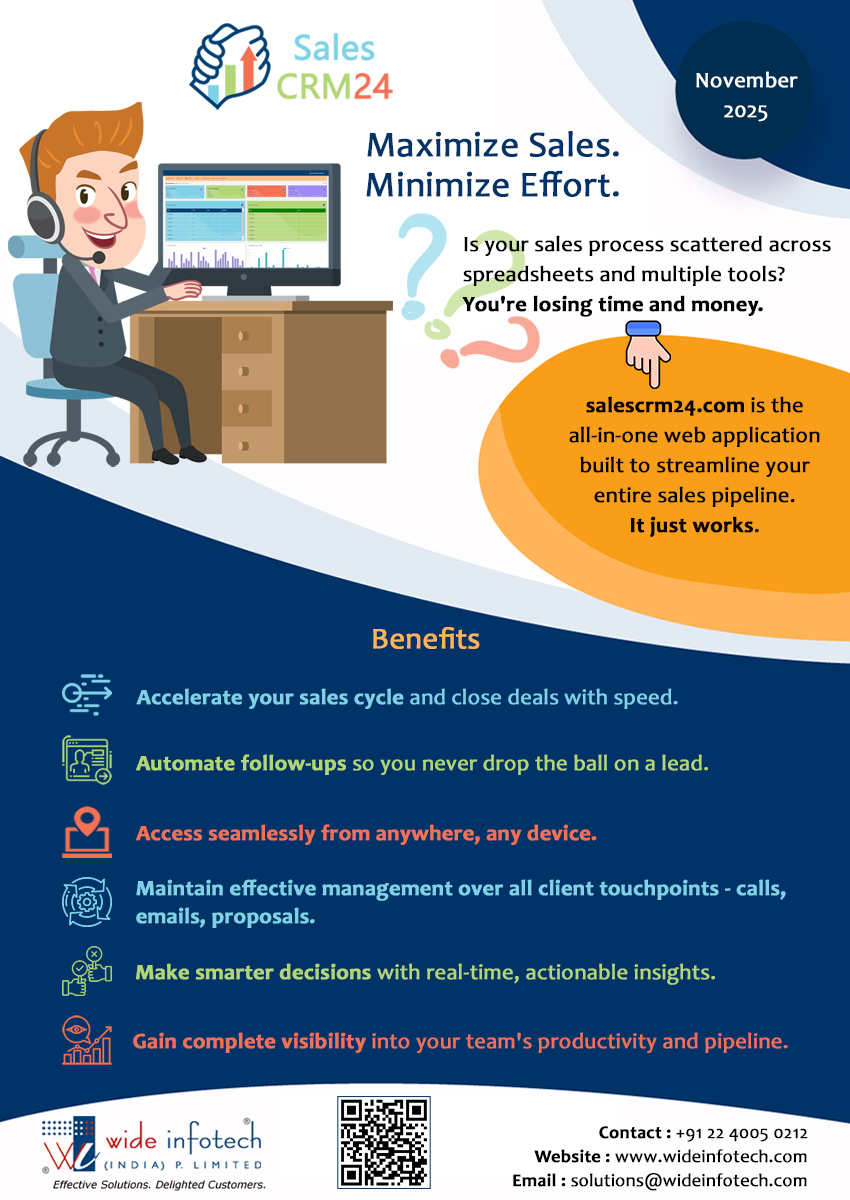 Tired of manual sales tracking? Switch to Sales CRM24.