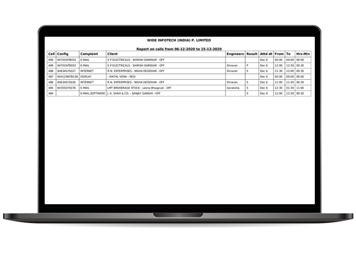 CSIS - Engineer report
